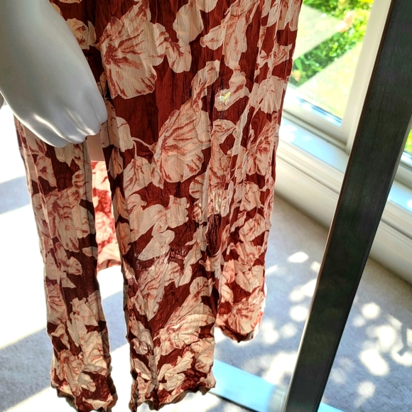 NWT Billabong Petite Strappy Floral Maxi Dress - Picture 8 of 13